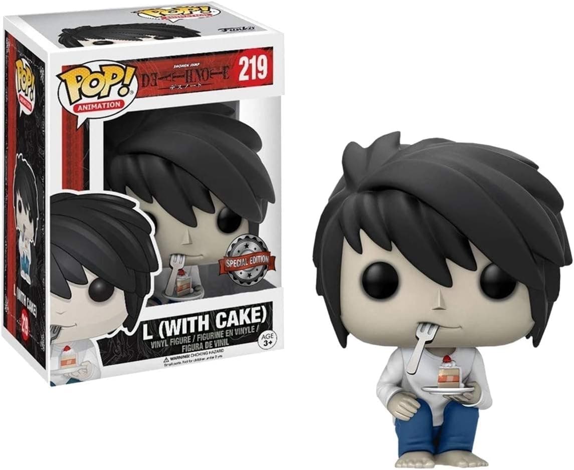 POP Death Note - L with Cake Vinyl Figure #219 Special Edition Exclusive