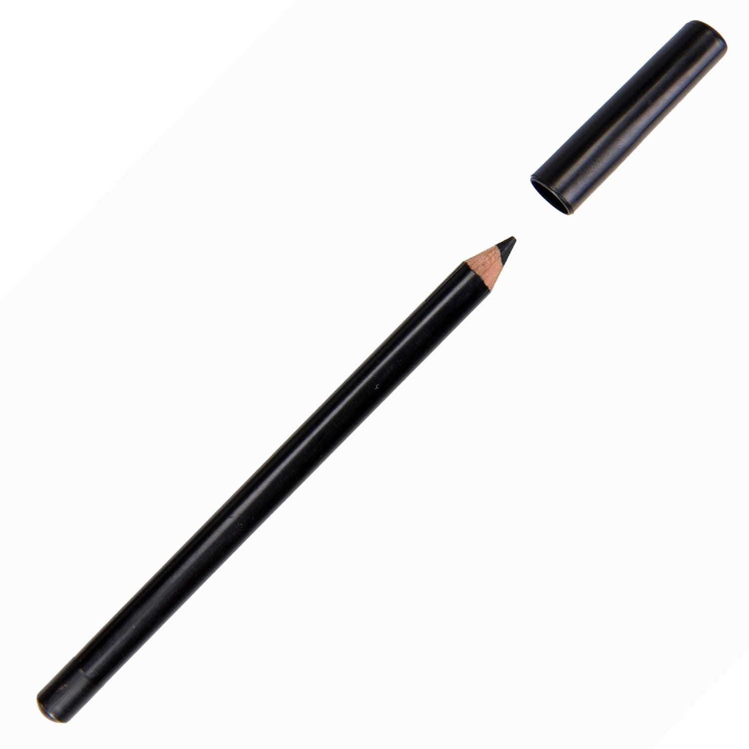 Jill Kirsh Color Eyeliner Pencil: Smooth Application - Wood Pencil - Blend or Smudge for Natural Look - Waterproof Cap - Sharpener Not Included in Set (Dark Brown)