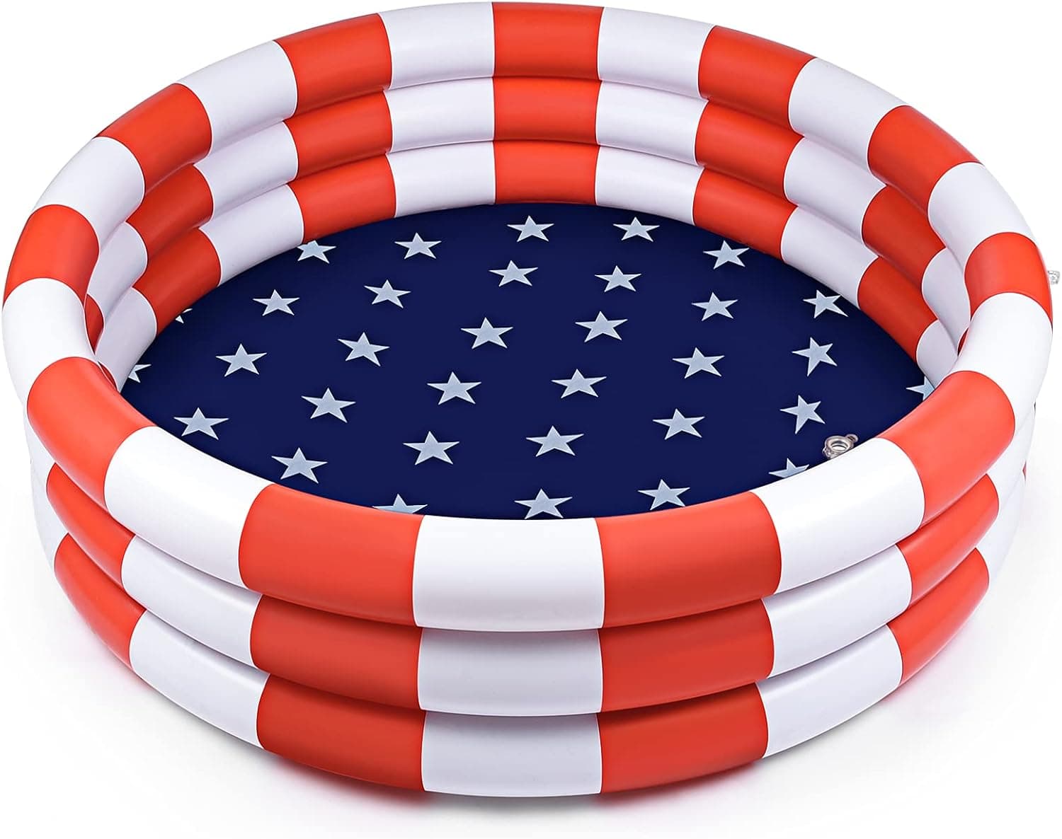 Intheanz Kiddie Pool Inflatable 49” X 12” Kids Swimming Pools, Inflatable Baby Ball Pit Pool, Perfect for Babies, Toddlers, Kids, Children and Medium Size Dogs and Pets