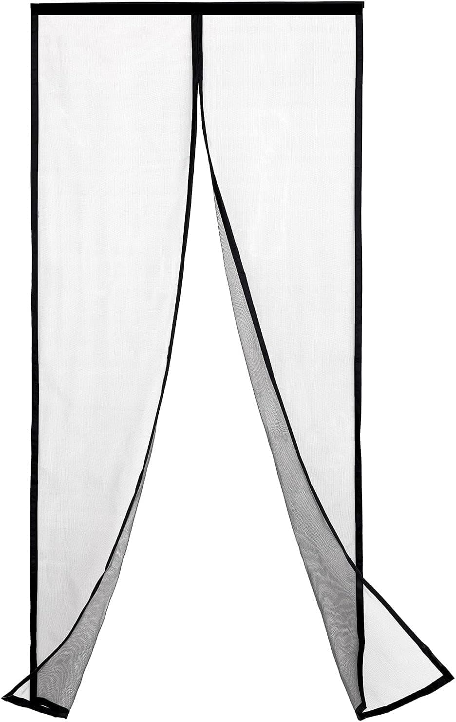 Helen&Me Magnetic Screen Door,Hands Free Polyester Mesh Curtain Front Door