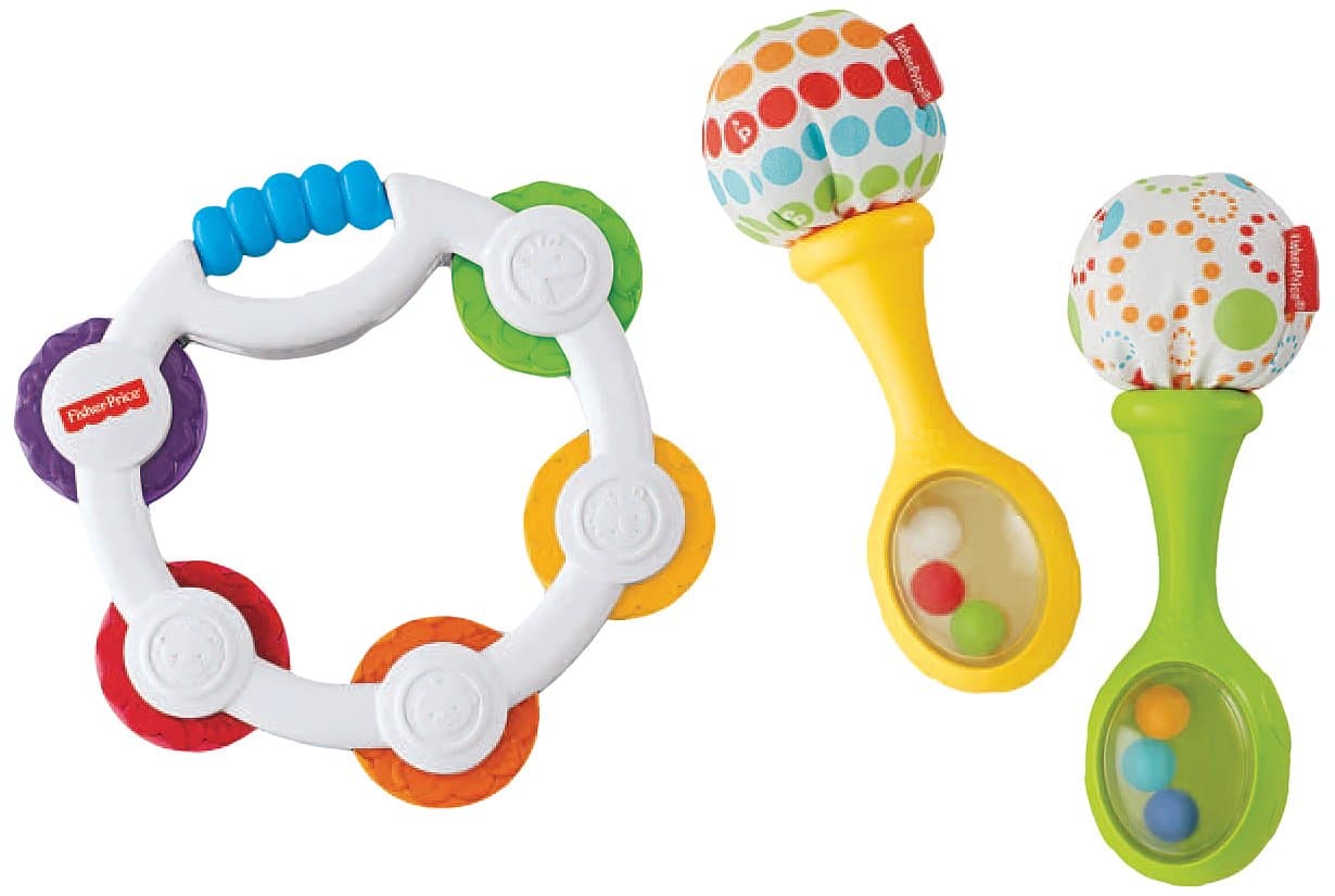 Fisher-Price Tambourine and Maracas Gift Set