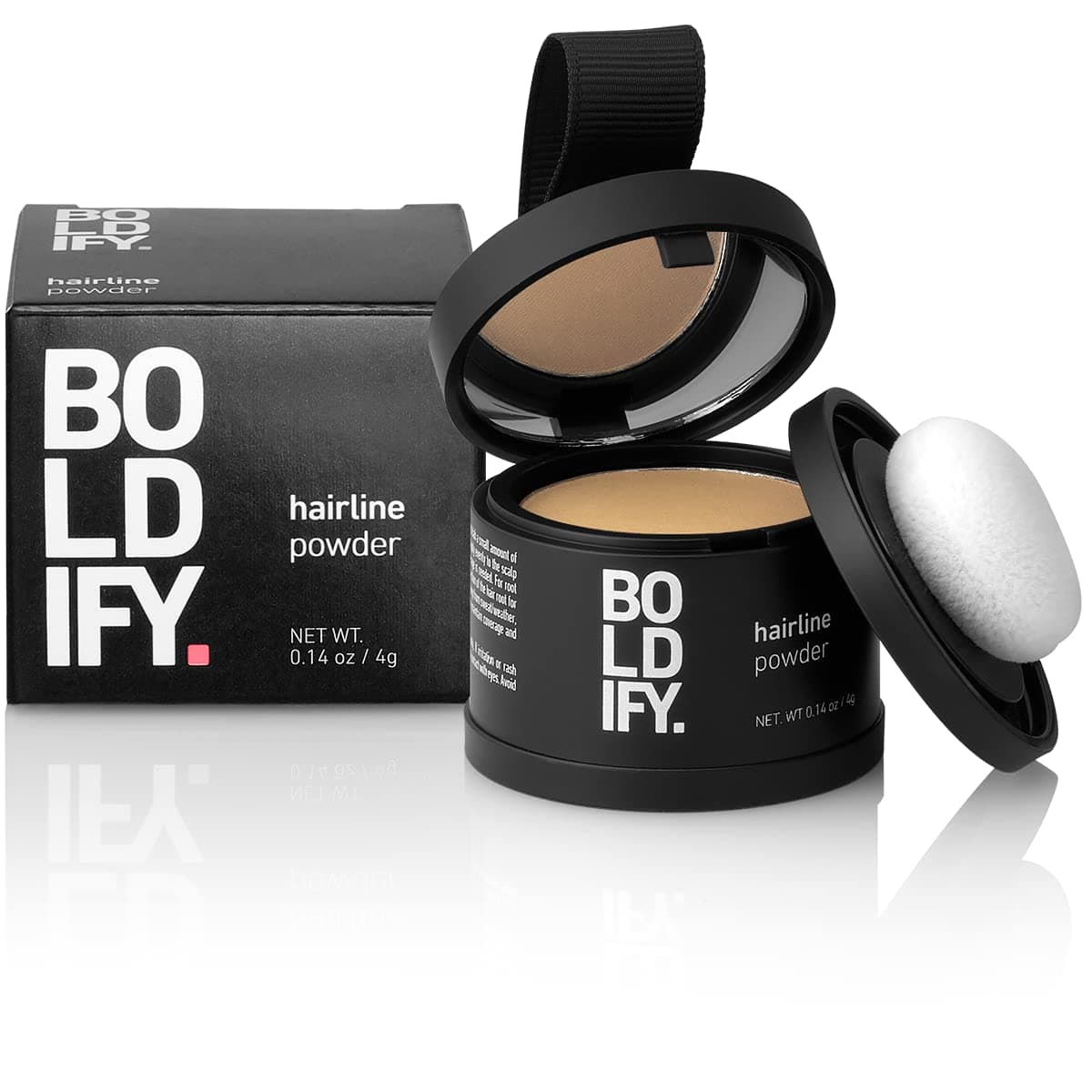 BOLDIFY Hairline Powder Instantly Conceals Hair Loss, Root Touch Up Hair Powder, Hair Toppers for Women & Men, Hair Fibers for Thinning Hair, Root Cover Up, Stain-Proof 48 Hour Formula (Light Blonde)