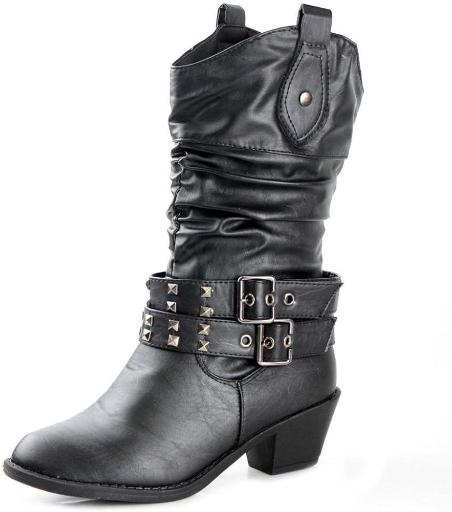 West Blvd Womens Paris Cowgirl Western Cowboy Boots