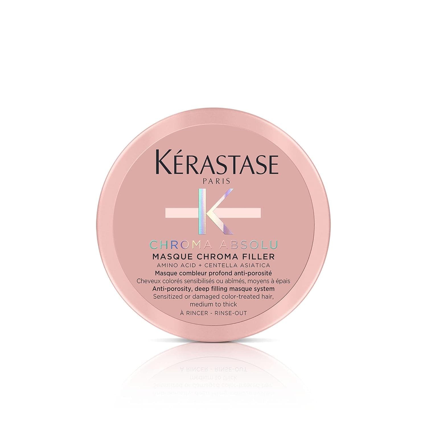 Kerastase Chroma Absolu Anti-Porosity Deep-Filling Hair Mask | For Damaged Color-Treated Hair | Strengthens and Hydrates | With Lactic Acid | Chroma Filler
