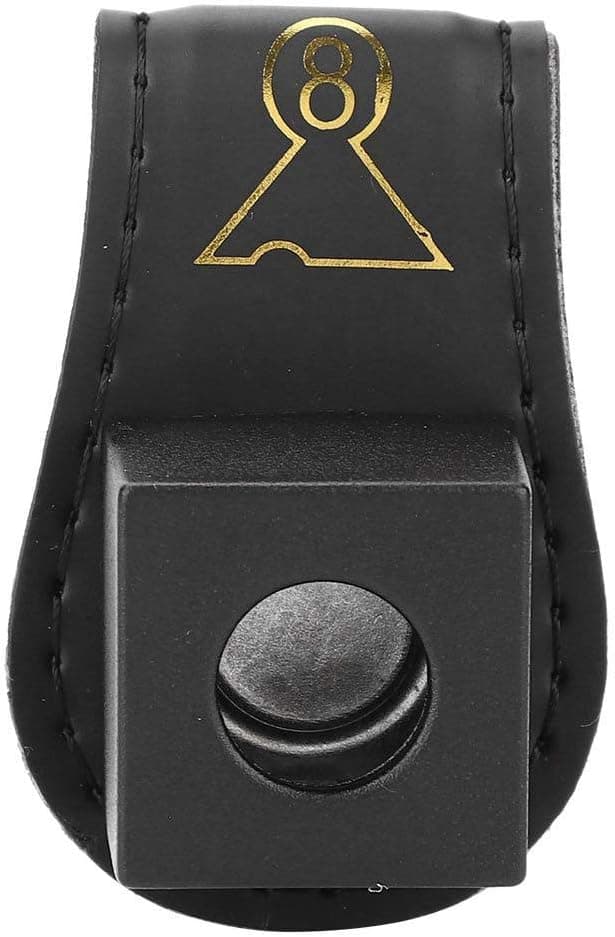 V GEBY Billiard Chalk Bag, Durability PU Billiards Cue Chalk Holder Pouch for Billiard Bag Accessory
