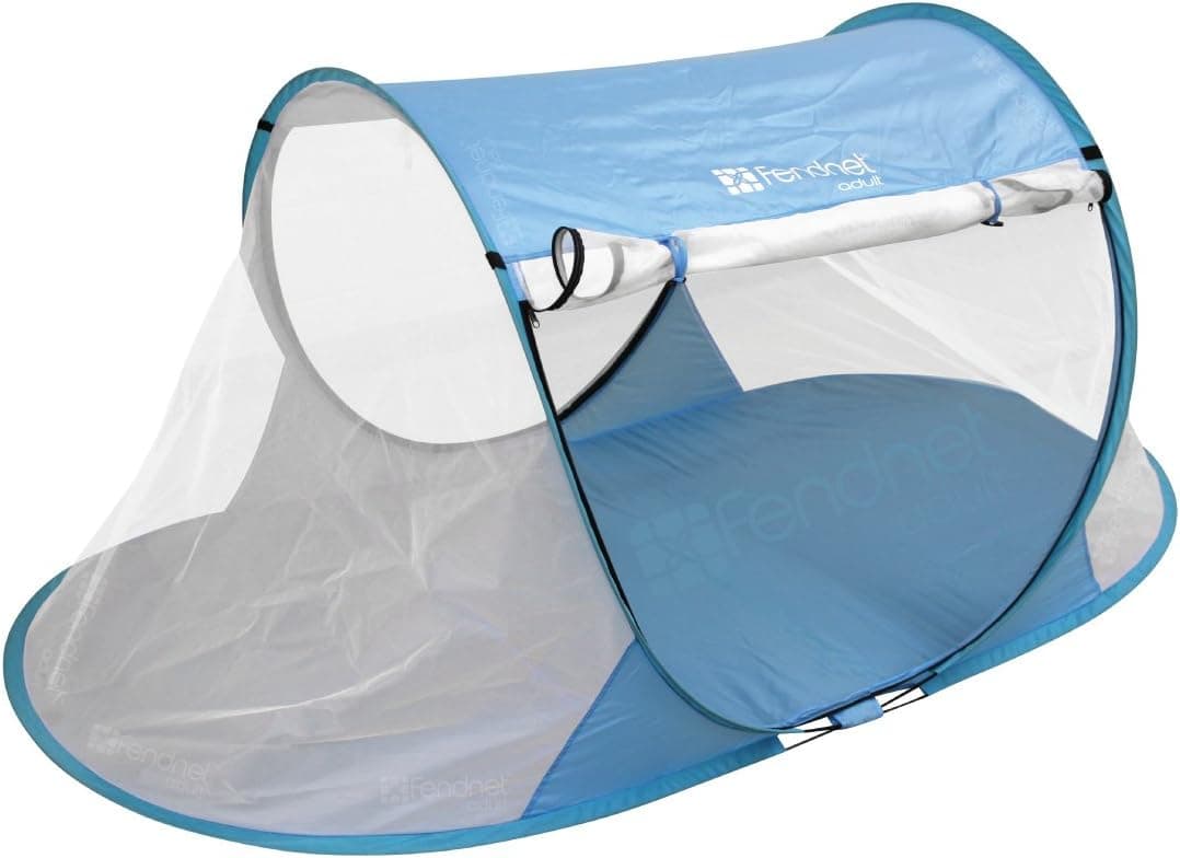 Fendnet Large Mosquito Bug Net Canopy Pop Up Screen Tent Free Standing for Camping, Hammock, Bed, Air Mattress Adult- 100%