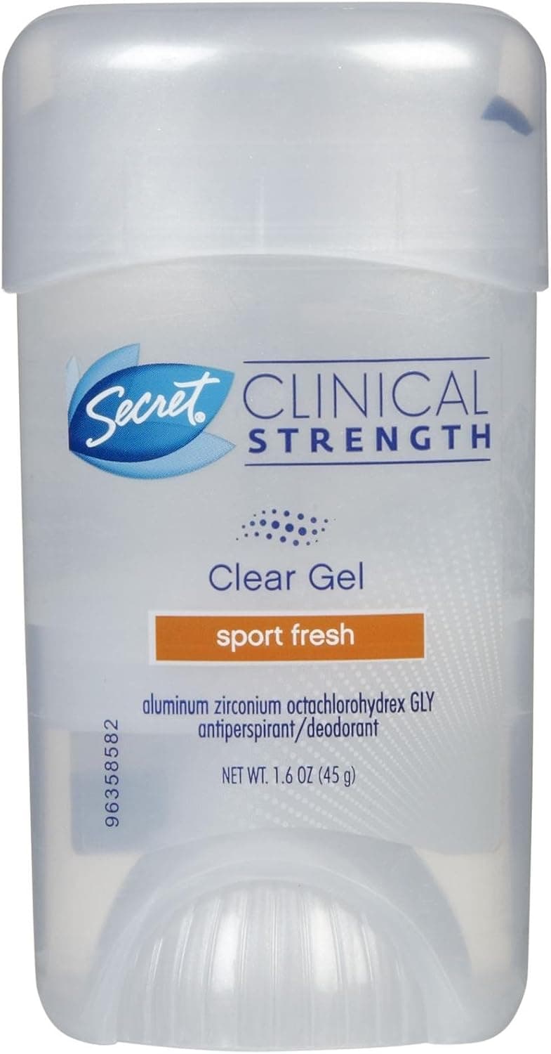 Secret Clinical Strength Clear Gel Women's Antiperspirant & Deodorant, Sport Fresh - 1.6 oz