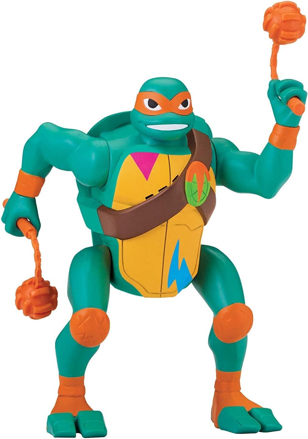 Rise of the Teenage Mutant Ninja Turtles Michaelangelo Pop-Up Ninja Attack Deluxe Figure