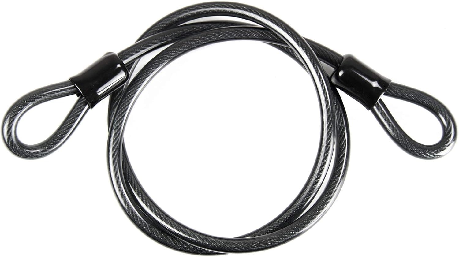 CyclingDeal Bicycle Bike Cycling Lock Cable 10mm(0.39 inch) Heavy-Duty Security Cable with Sealed Ends 1.2m (4FT)