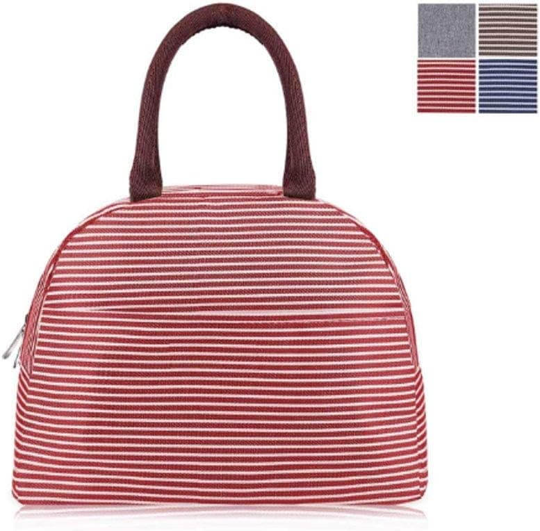 Lunch Bags for Women Insulated Lunch box, Freezable Womens Lunch Tote for Work Small Reusable Cooler Bag with Free Ice Pack Gift Red