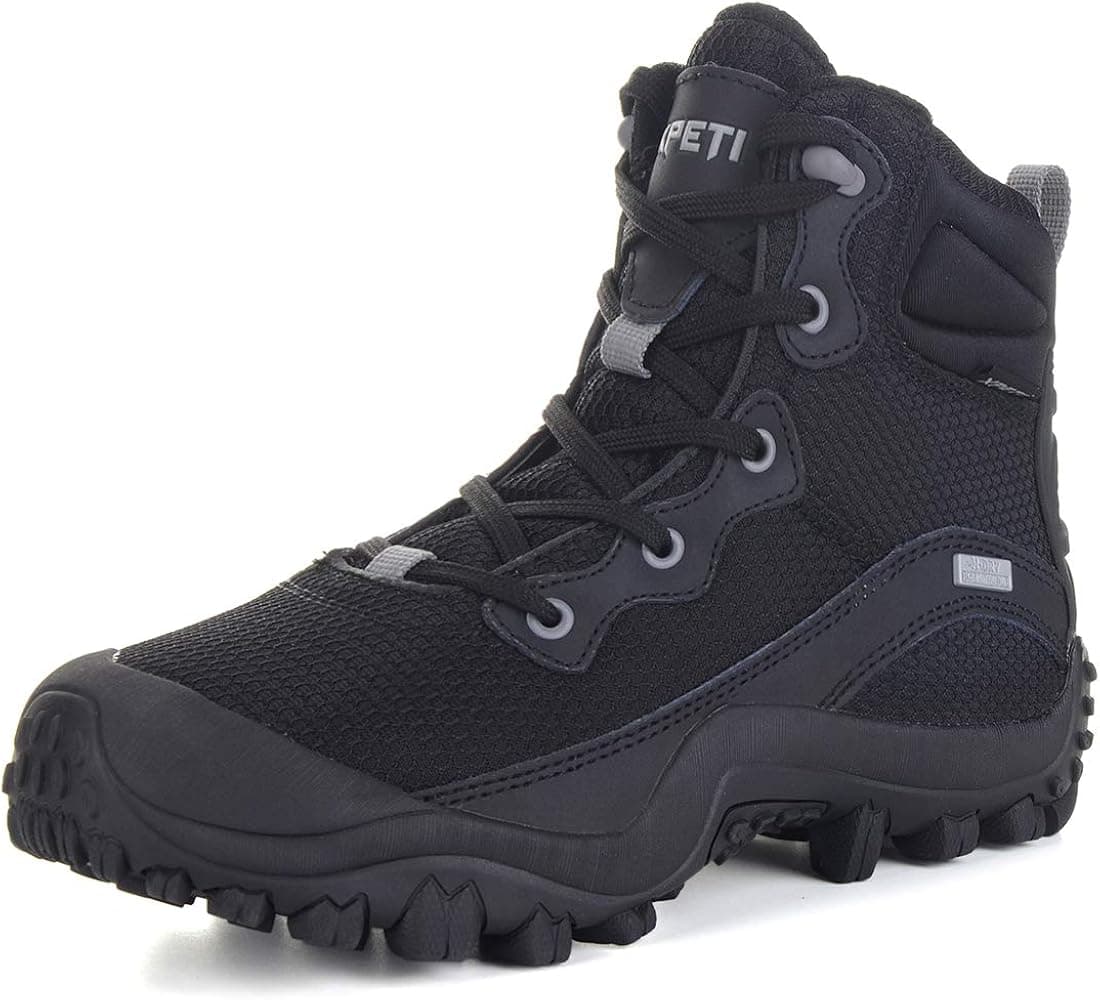 Skenary Women's Dimo Hiking Boots, Mid Waterproof Walking Shoes