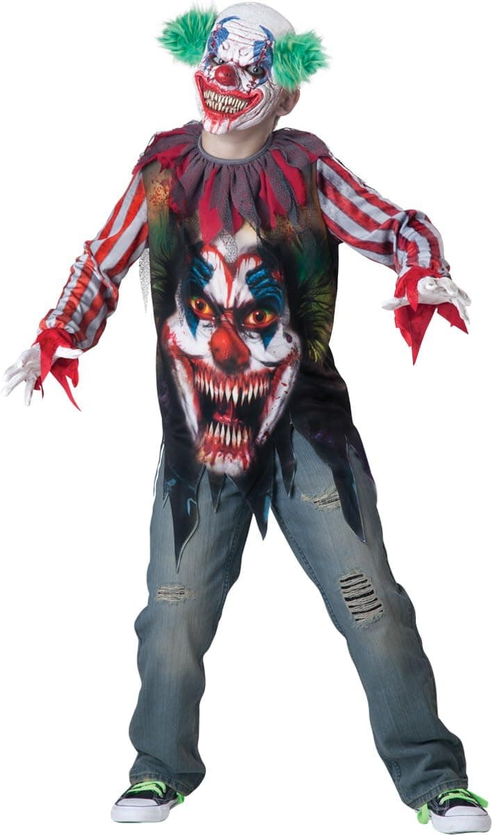 InCharacter Costumes Big Top Terror Costume, Size 8/Medium