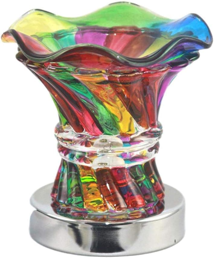 Multi Color Fragrance Oil Warmer - Scented Oil and Extra Replacement Bulb - Use for Home Fragrance
