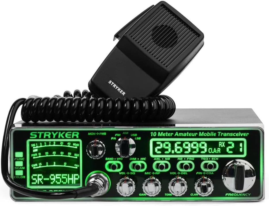 Stryker SR-955HP 10 Meter Single Side Band Radio W/LED Lighting & Clear Audio