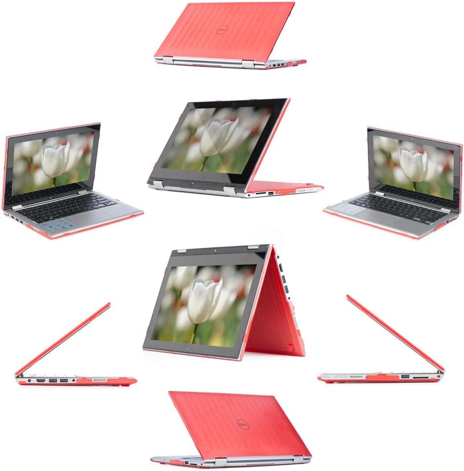 iPearl mCover Hard Shell Case for 13.3" Dell Inspiron 13 7347/7348 / 7359 2-in-1 Convertible (NOT Compatible with Dell Inspiron 13 7352 Model) Laptop (RED)