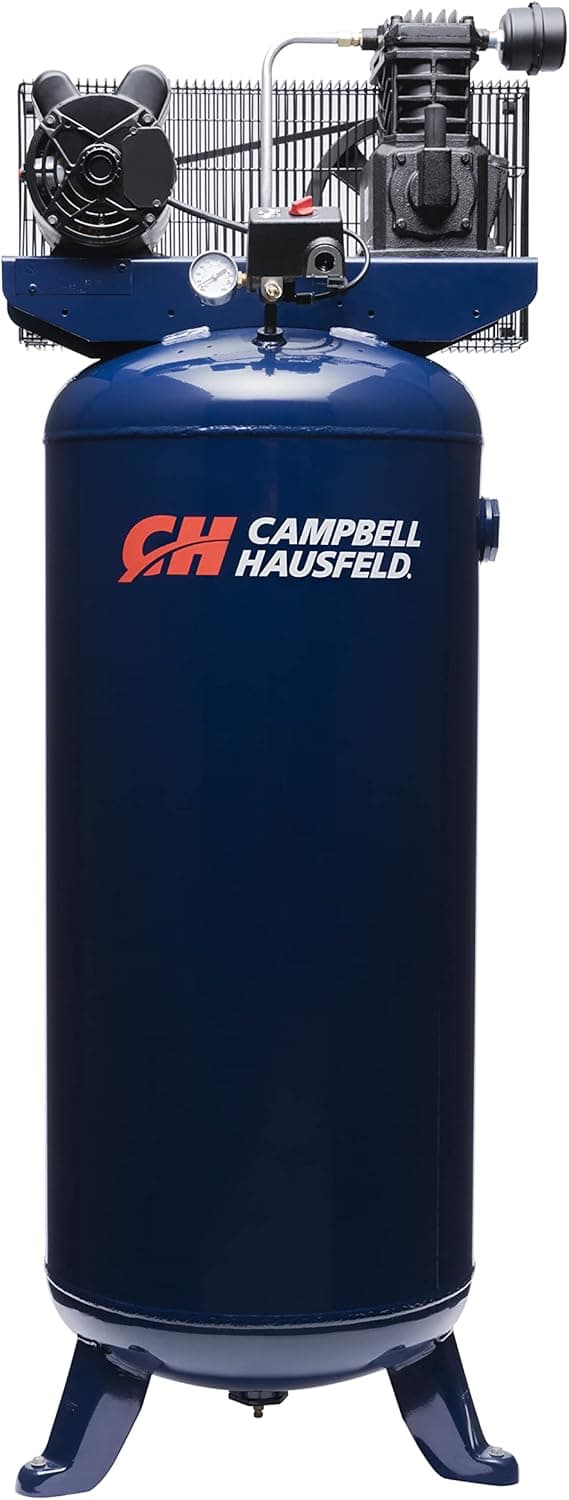 Campbell Hausfeld 60 Gallon 3.7 HP 230V Vertical Stationary Air Compressor (VT6195)