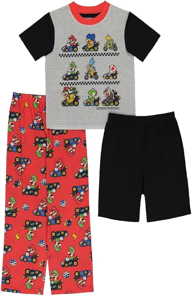 SUPER MARIO Boys' Pajama Set