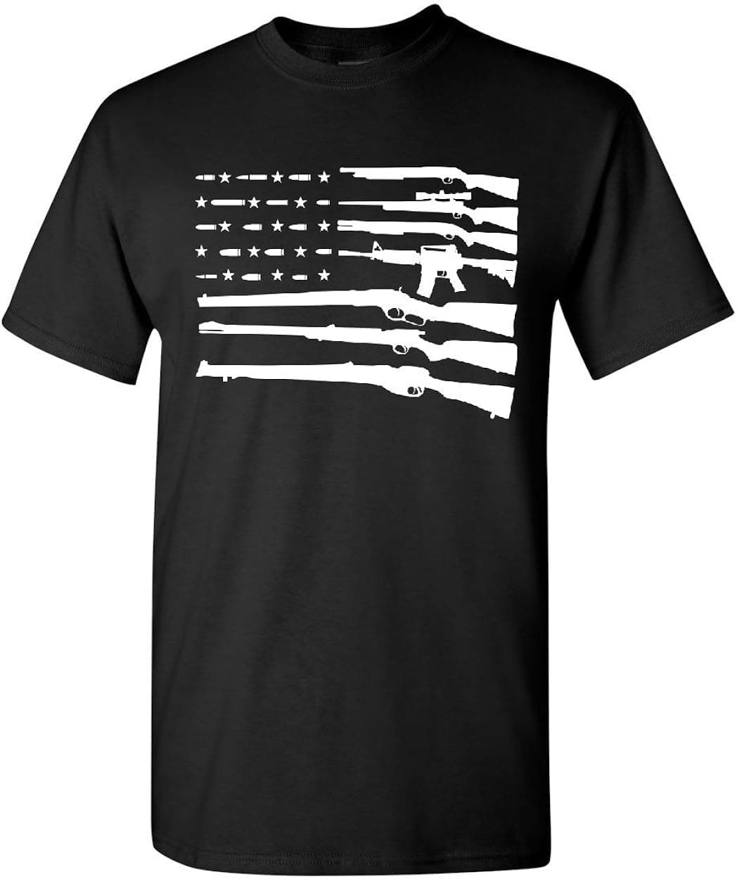 American Flag T-Shirt 2nd Amendment Gun Rights Homeland AR15 Tee