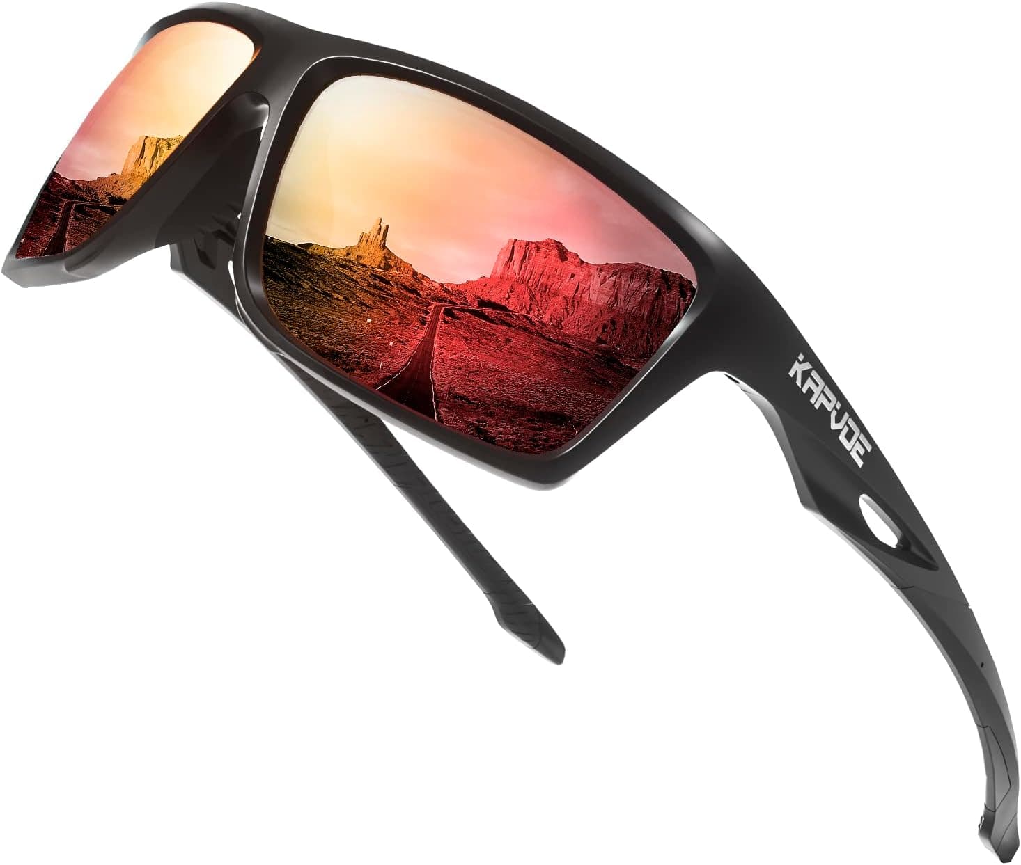 KAPVOE Sports Sunglasses Polarized Glasses for Men Women Running Cycling Driving Fishing Golf