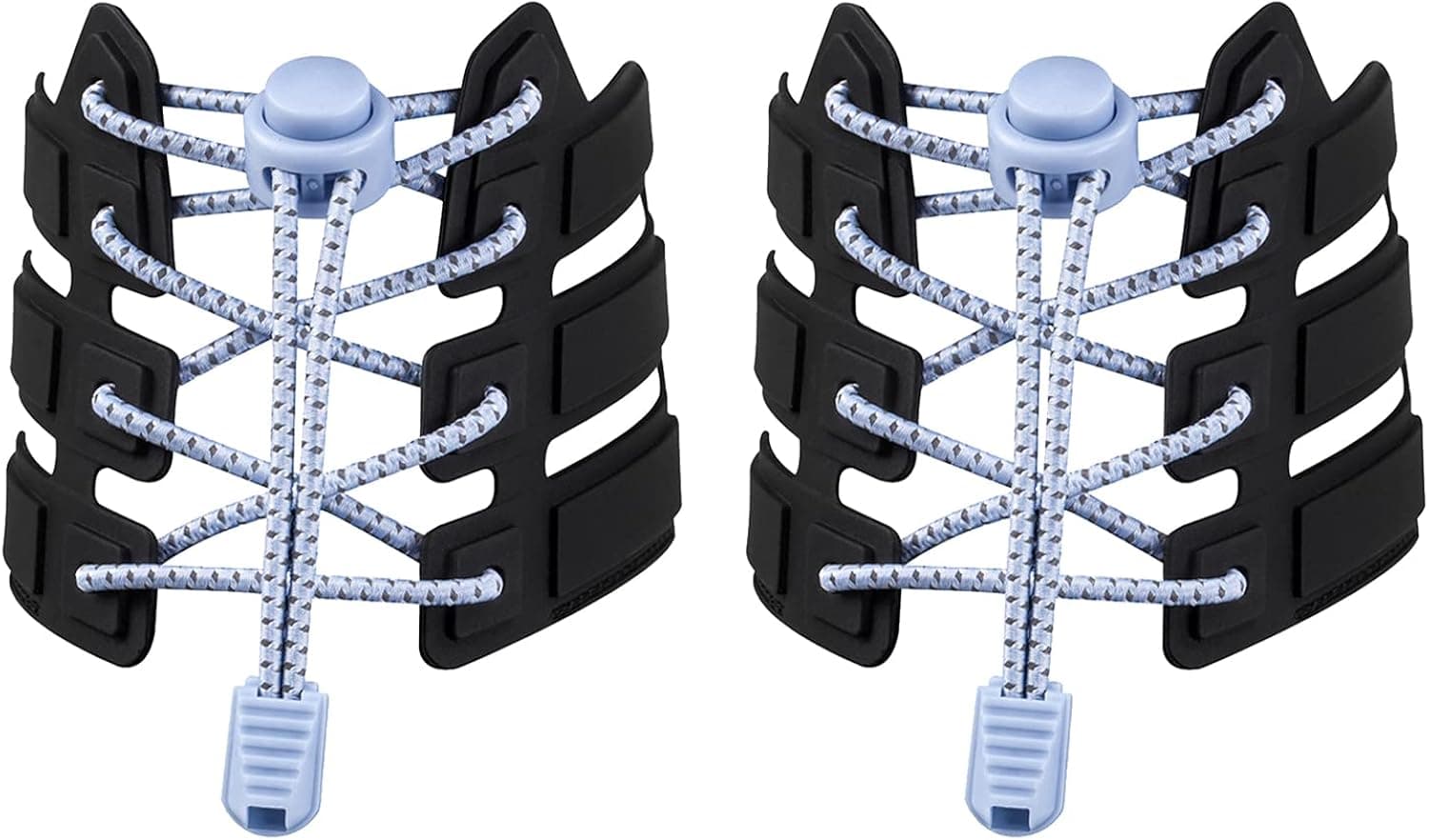 UGY Elastic Shoe Laces - No Tie Shoelaces for Adults and Kids, Lock-in for Safety - Tieless Shoestrings One Size Fits All