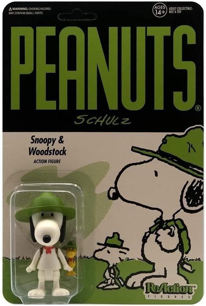 Super7 Peanuts Beagle Scout Snoopy 3.75 in Reaction Figure