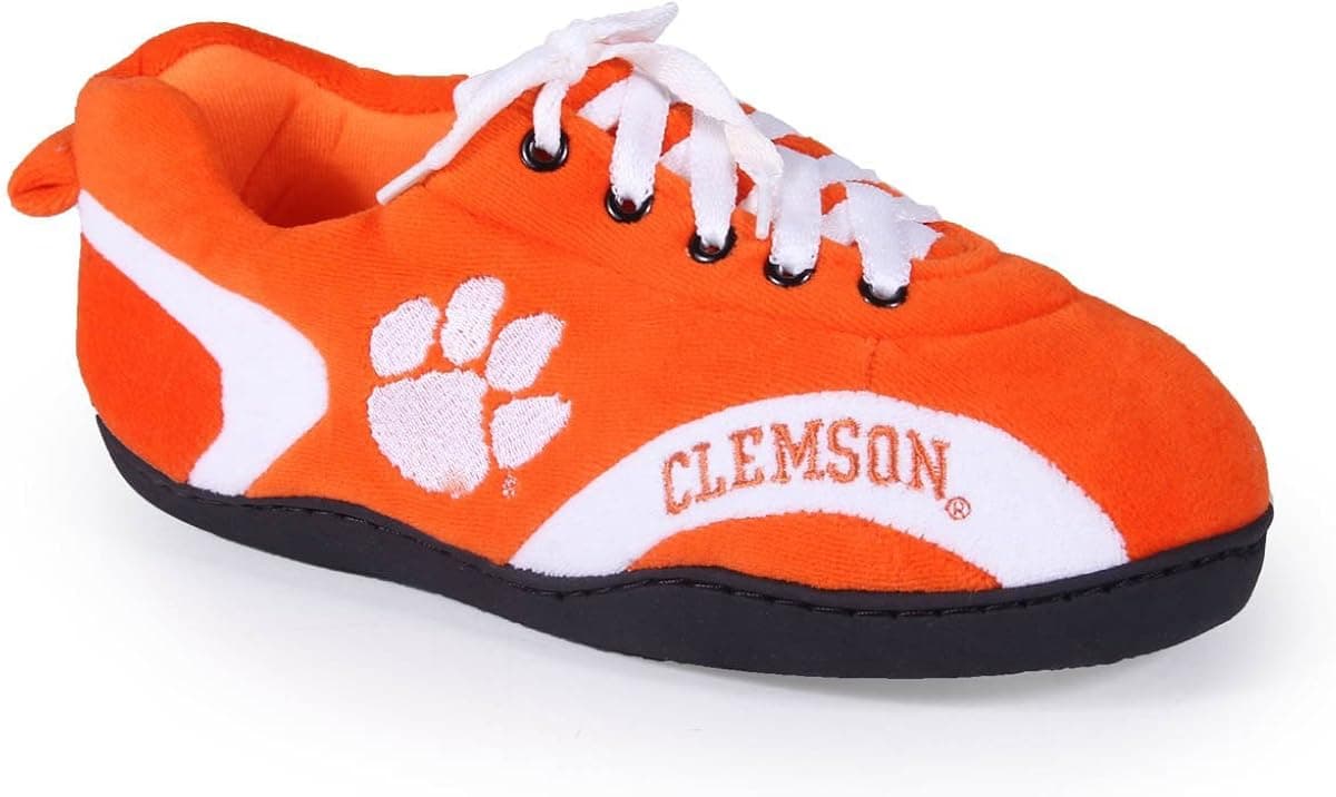 Comfy Feet CLE05-2 - Clemson Tigers - Medium Mens and Womens All Around Slippers