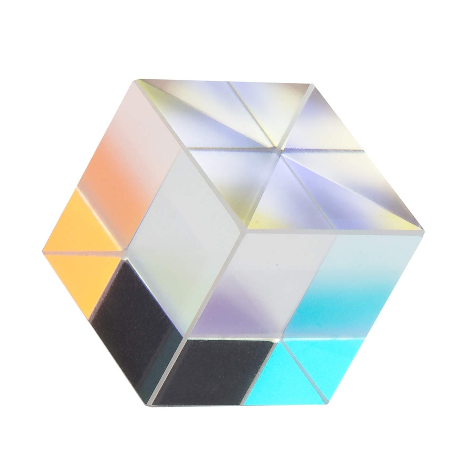 JZENT 30mm Optical Glass Prism RGB Dispersion Prism Physics Light Spectrum Educational Model Outdoor Take Pictures Camera Filter Photo Photography Tool K9-04