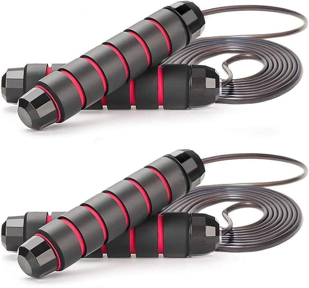 Jump Ropes, ZODAE Tangle-Free Ball Bearings Skipping Rope, Jump Ropes with 6" Memory Foam Ideal for Fitness, Home Exercise & Slim Body