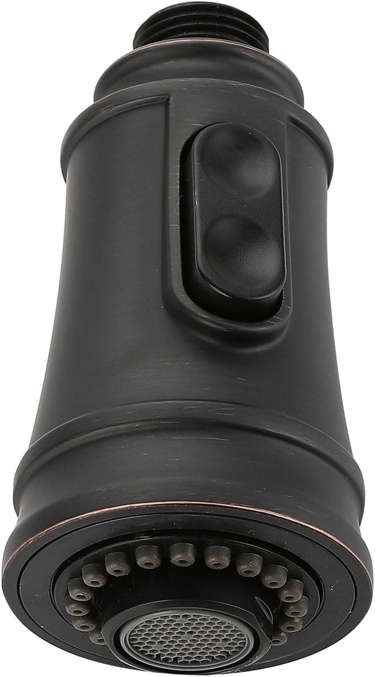 Kitchen Faucet Head, Angle Simple Replacement Sprayer Nozzle, Pull Down Faucet Pull Out nozzle Hose Spray Head (oil rubbed bronze)