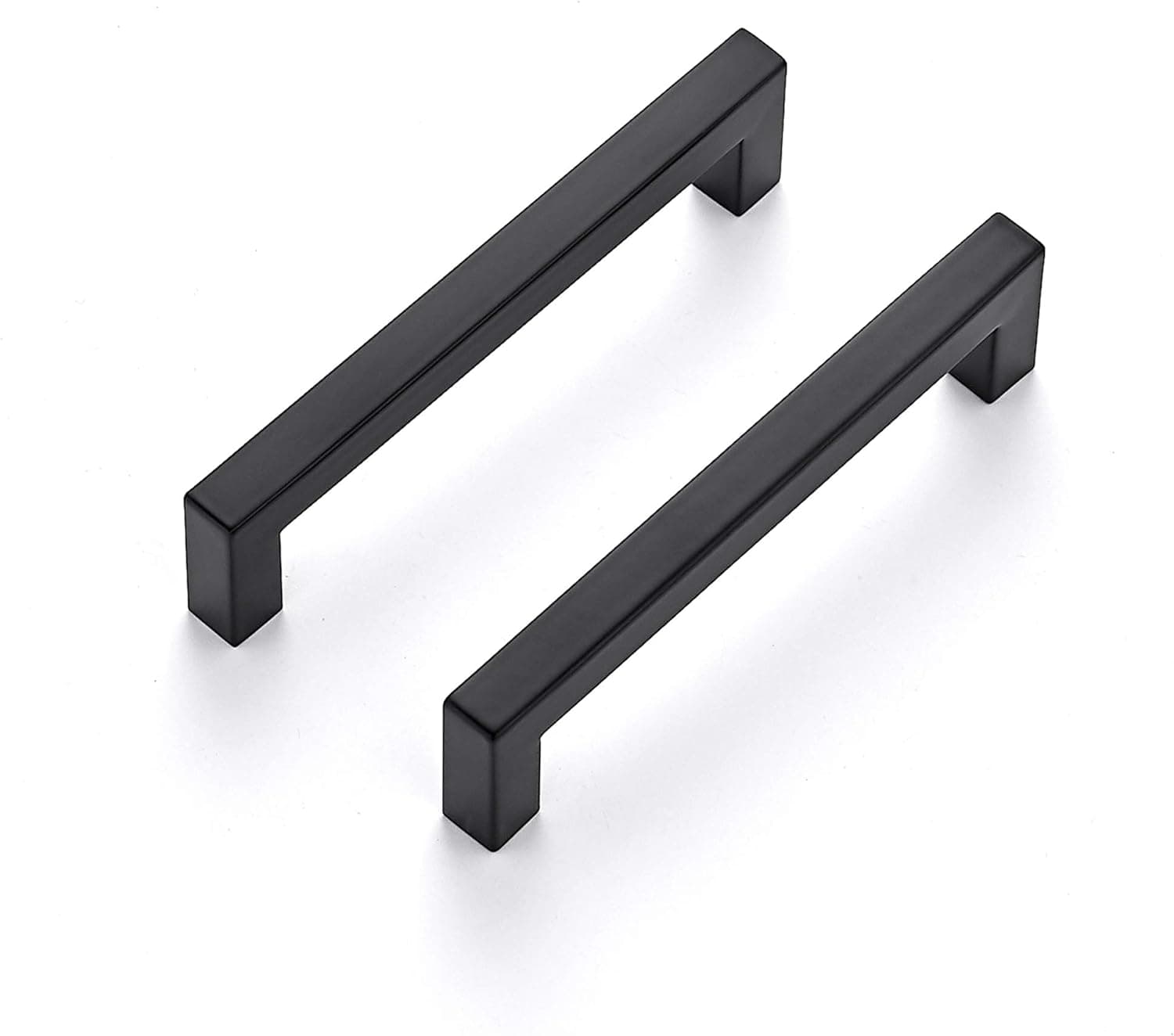 Ravinte 40 Pack 5 Inch Kitchen Square Cabinet Handles Matte Black Cabinet Pulls Black Drawer Pulls Kitchen Cabinet Hardware Kitchen Handles for Cabinets Cupboard Handles Drawer Handles
