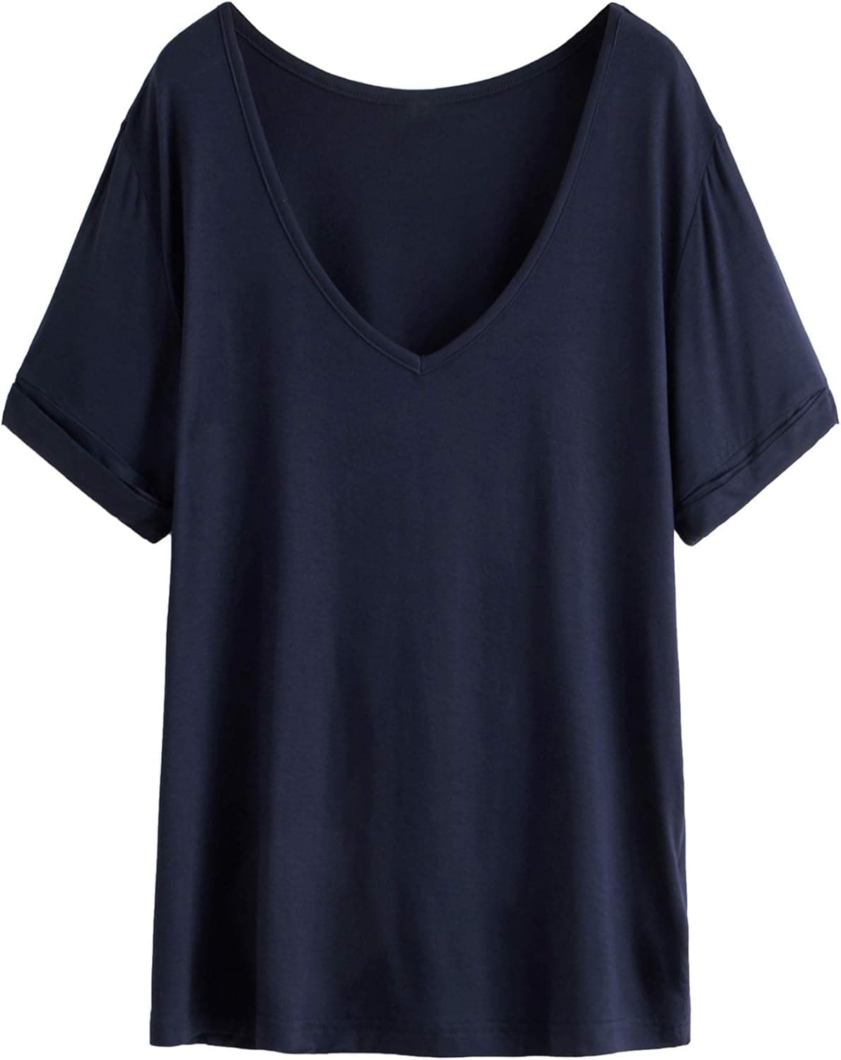 SheIn Women's Summer Short Sleeve Loose Casual Tee T-Shirt