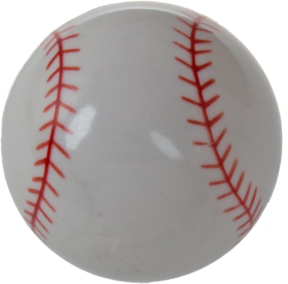 GlideRite Hardware 1001-BB-10 Baseball Sports Cabinet Dresser Knobs 10 Pack