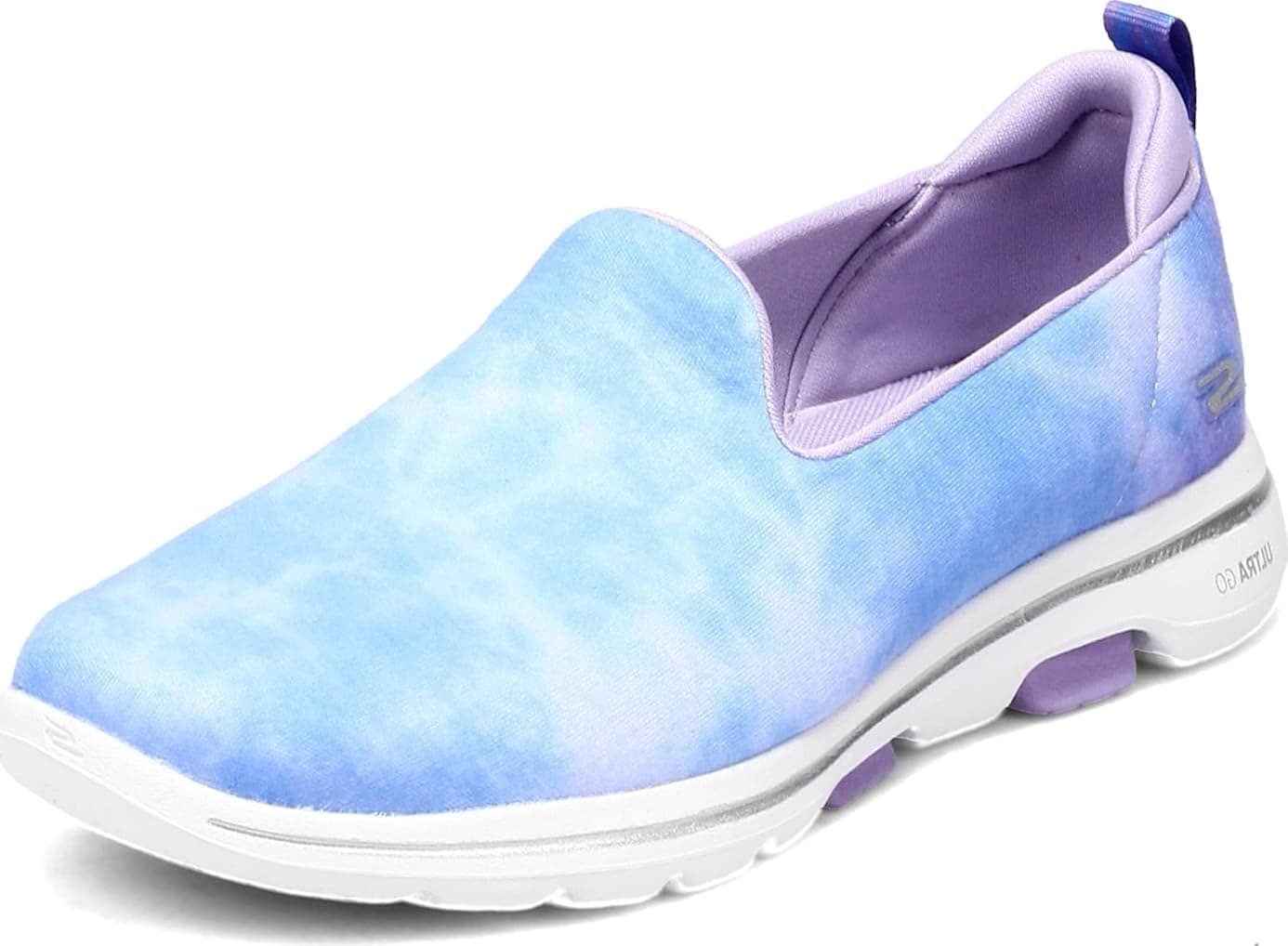 Skechers Women's, Gowalk 5 - Chroma Slip-On Purple Multi 7.5 M