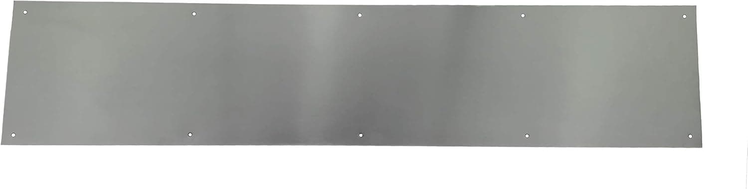 Stainless Steel Door Kick Plate - Heavy Duty Door Protection Plate Commercial Grade - Mop Plate Available in Many Sizes - Mounting Hardware Included (8" x 36")
