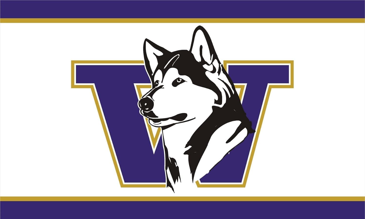 NEOPlex Husky Logo Traditional Flag