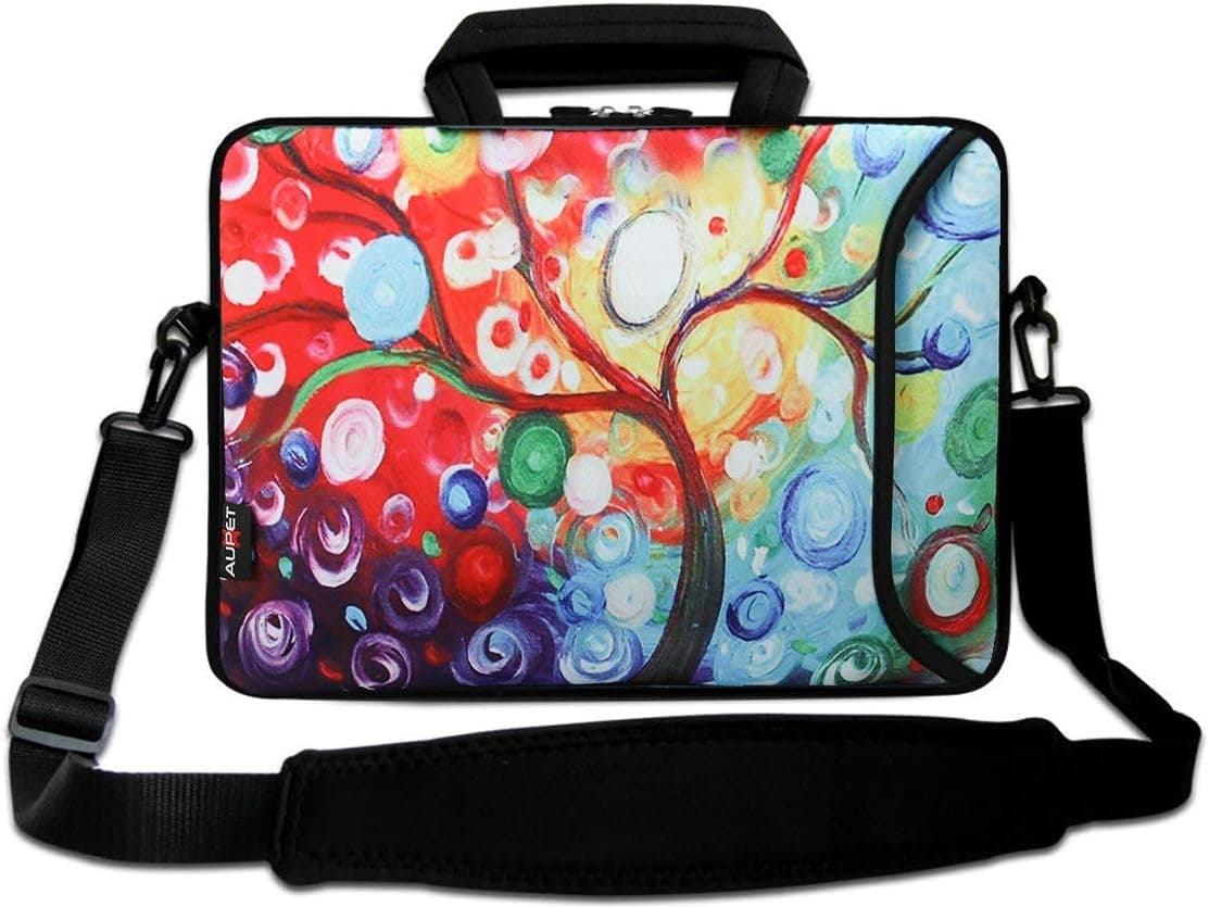 AUPET 10 10.1 inch Laptop Case Cover Sleeve Shoulder Carrying Bag for Kids Tablet