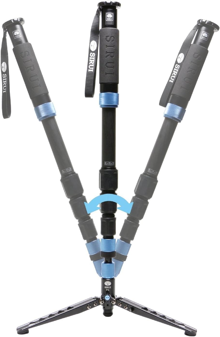 Sirui P-204S 63" 4-Section Aluminum Monopod & Case with Remote + Spudz Cloth + Accessory Kit