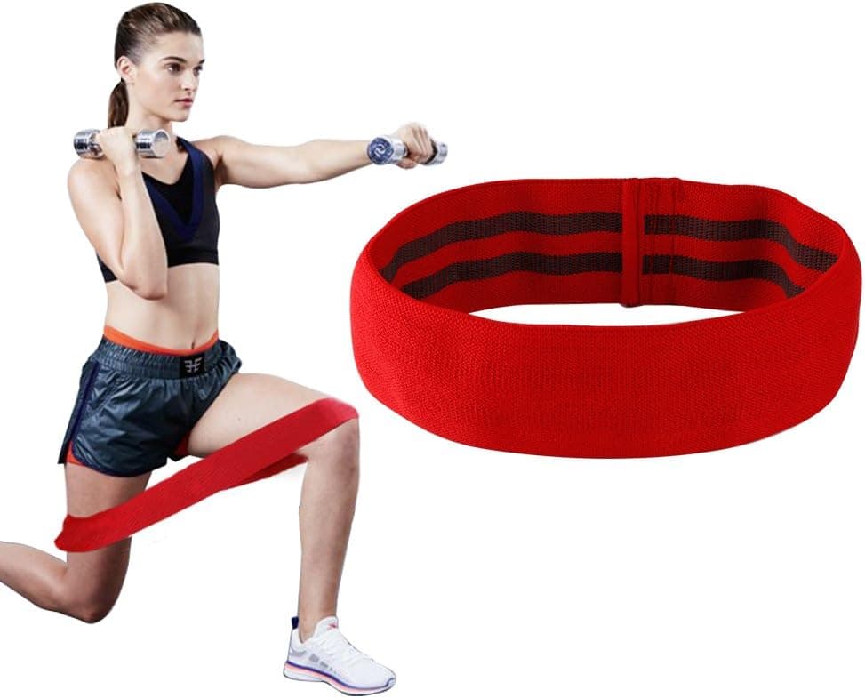Soobuy Hip Bands, Resistance Bands Nonslip/Never Roll Hip Bands Circle, Exercise Bands for Warm Up, Stretching, Lifting, Pilates, Yoga, Squatting, Fitness