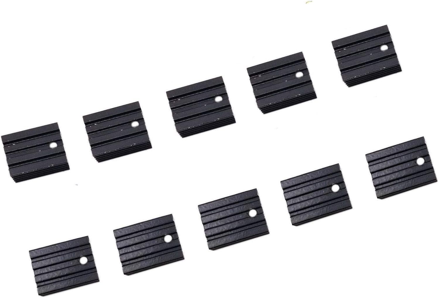 10 Units Black Heat Sinks Insulation Bushing and Film TO-220