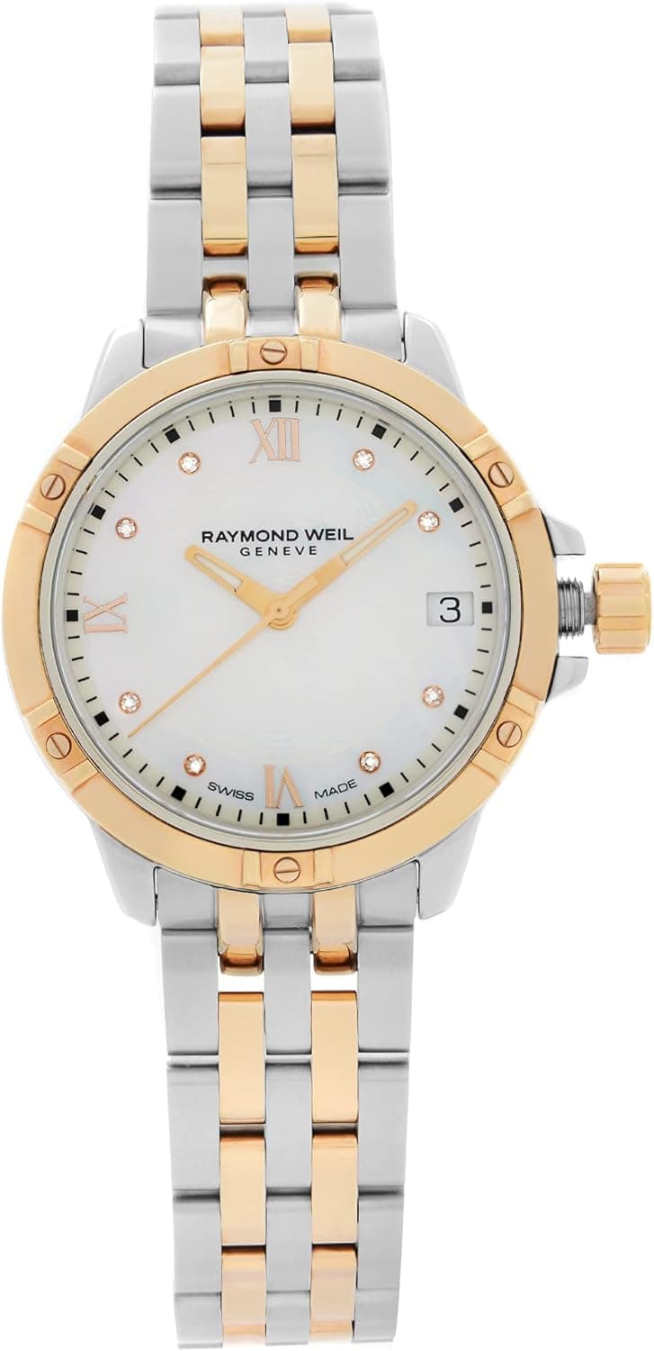 Raymond Weil Tango White Mother of Pearl Dial Ladies Watch 5960-SP5-00995