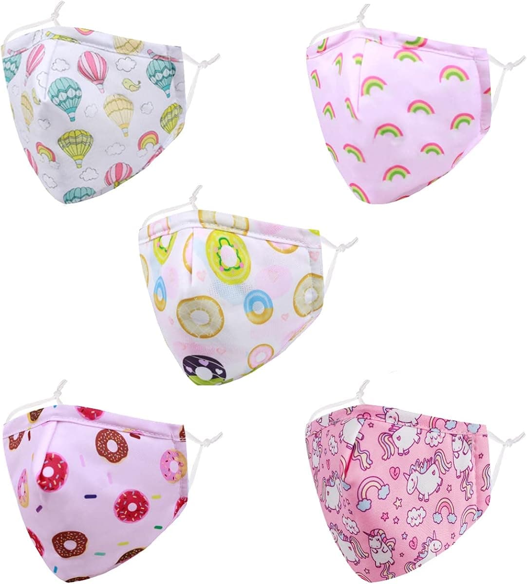 3D Reusable Breathable Washable Adjustable Cloth Face Masks…