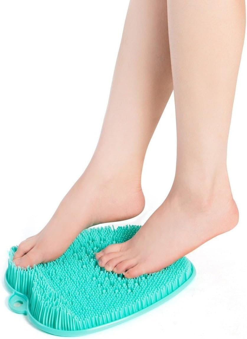 Shower Foot Brush/Improved Foot Scrubber Mat - SPASENS® Foot Massager -Made in Japan - High Quality Stain Resistant Material