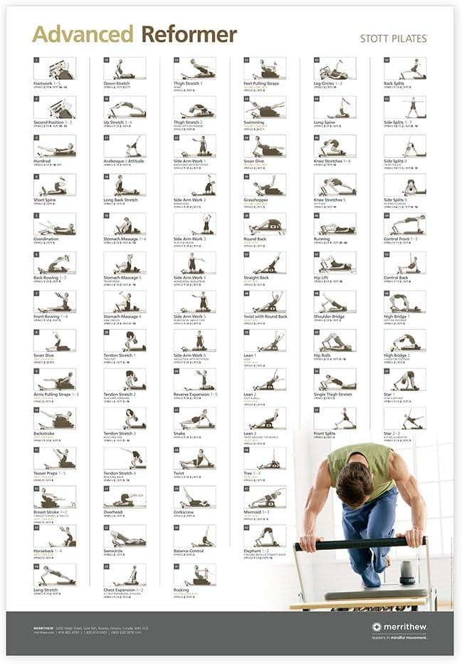STOTT PILATES Wall Chart