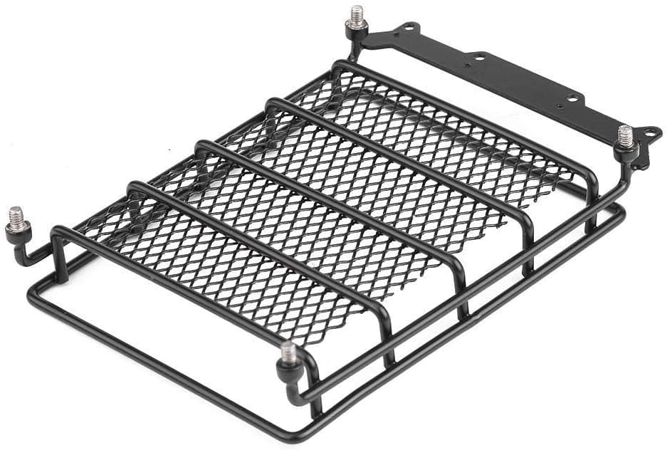 RC Roof Rack Luggage, Model Vehicle Accessory Steel Luggage Tray Roof Rack for 1/10 RC Crawler Car(M)