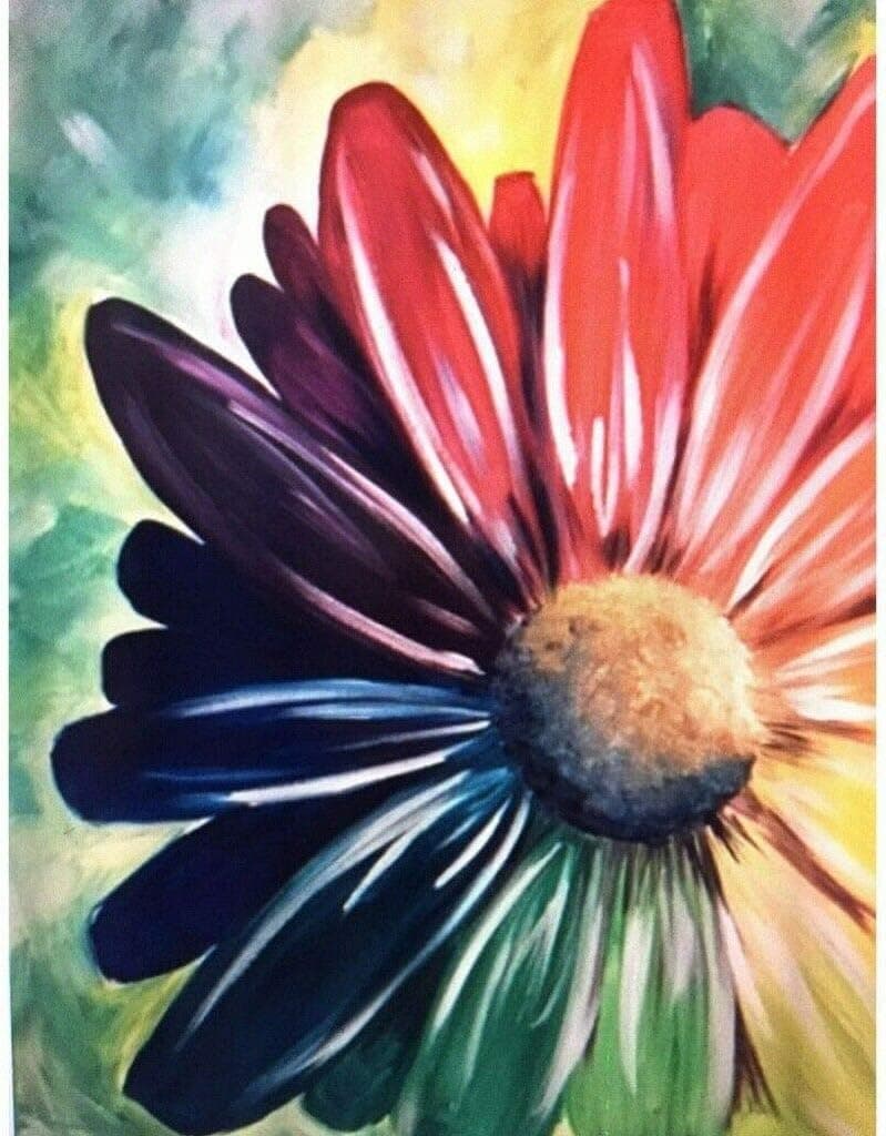 Wooden Puzzles Colorful Daisy Flowers 300 Jigsaw Puzzles for Adults Challenging and Exciting Jigsaw Puzzles Multicolor Family Fun Game