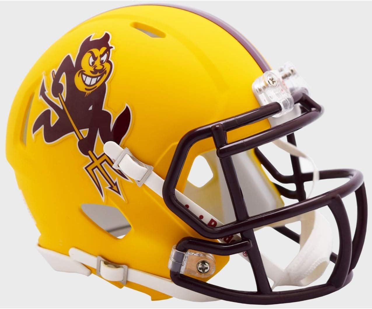 Riddell NCAA Arizona State Sun Devils Matte Yellow Sparky Speed Mini Football Helmet