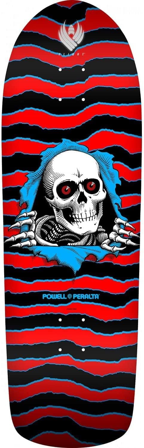 Powell Peralta Skateboard Deck Pro Flight Ripper Red 9.7" x 31.32"