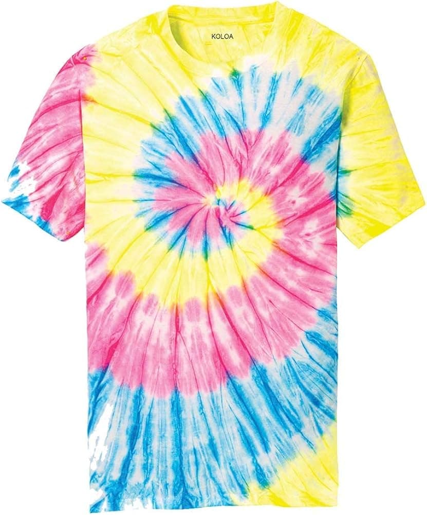 Koloa Surf Co. Colorful Tie-Dye T-Shirts in 21 Colors. Sizes: S-4XL
