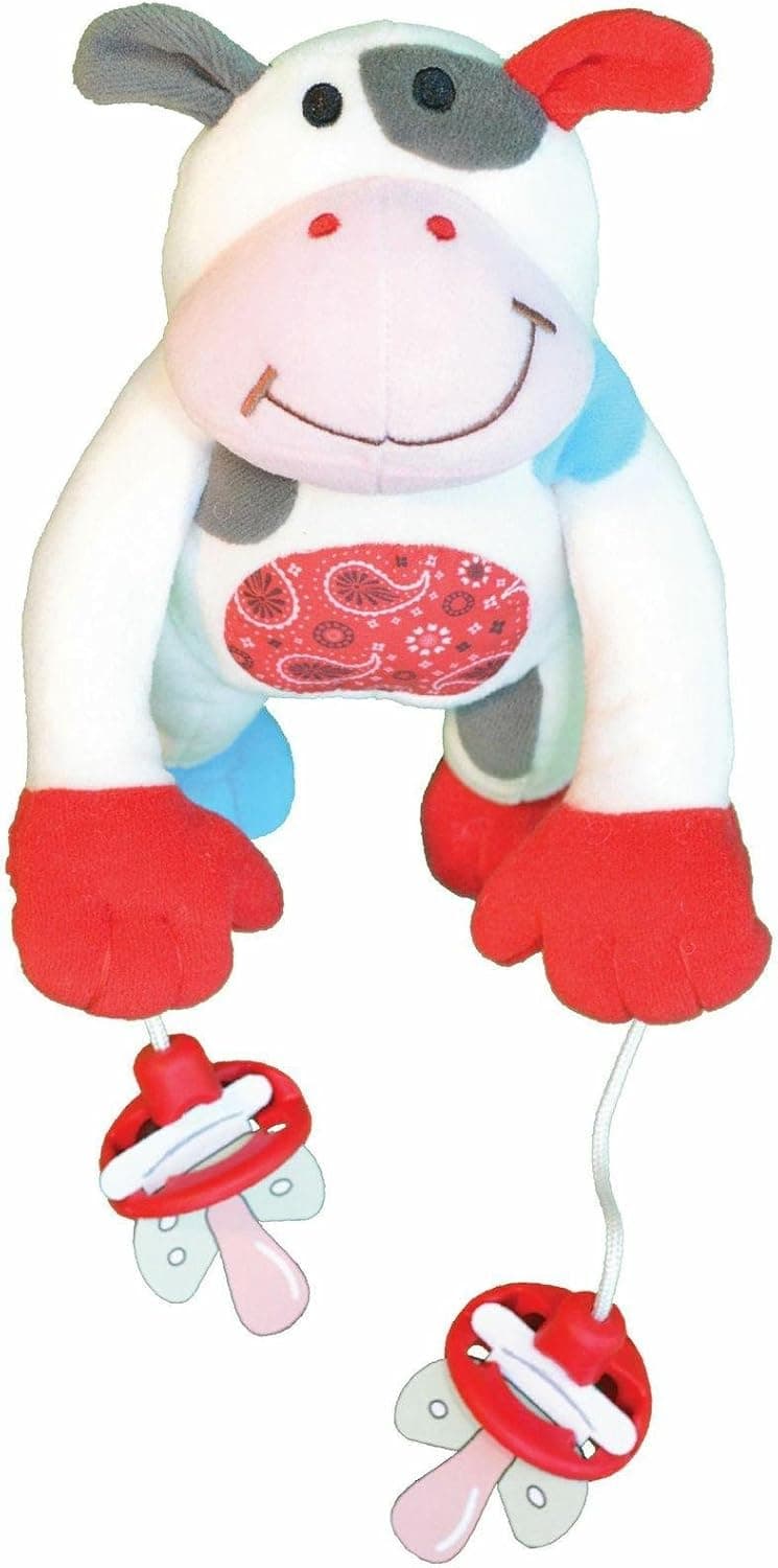 PullyPalz MooMoo the Cow - The Interactive Pacifier Toy Color: Cow Toy, Kids, Play, Children