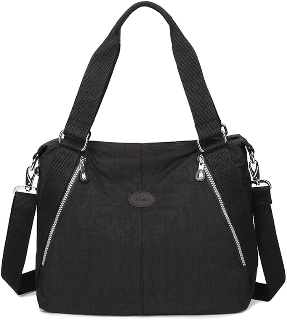 JIAYIEN Women Waterproof Oxford Handbag Crossbody Bag Shoulder Bag
